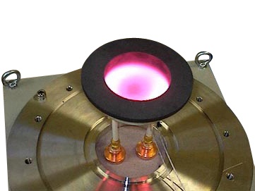 Indirect melting by carbon crucible in the vacuum chamber